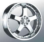chrome rims, custom rims N-05