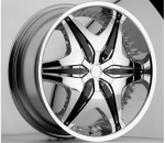 chrome rims, custom rims Big Papi Type 712