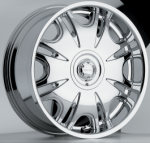 chrome rims, custom rims Tarizon Type 502