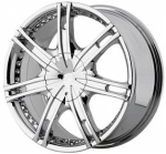 chrome rims, custom rims Al107