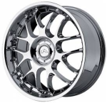 chrome rims, custom rims Al740 Monaco