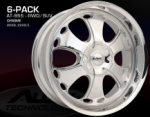 chrome rims, custom rims At-955