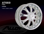 chrome rims, custom rims At669 Chrome