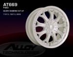 chrome rims, custom rims At669 Silver