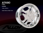 chrome rims, custom rims At690 Chrome