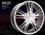 chrome rims, custom rims Splitz