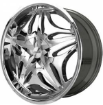 chrome rims, custom rims Af601-611 Dynasty