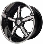 chrome rims, custom rims Af Dianmond