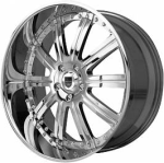 chrome rims, custom rims af134