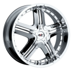 chrome rims, custom rims Type 522