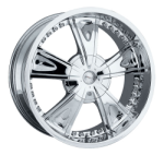 chrome rims, custom rims B-355 Rome Forged