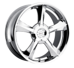 chrome rims, custom rims B-358 New York Forged
