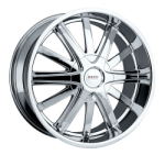 chrome rims, custom rims B-359 Monaco Forged