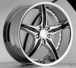 chrome rims, custom rims EMR 730
