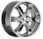 chrome rims, custom rims Type 726