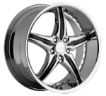 chrome rims, custom rims Type 730