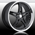 chrome rims, custom rims Moxy Black