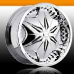 chrome rims, custom rims Voodoo