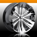 chrome rims, custom rims xwang
