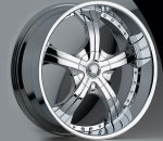 chrome rims, custom rims Adama Type 430