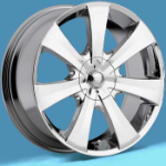 chrome rims, custom rims Dasher