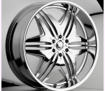 chrome rims, custom rims Verve 717