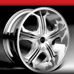 chrome rims, custom rims Radix