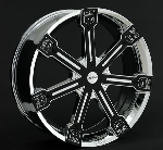 chrome rims, custom rims Gusto