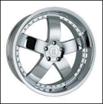 chrome rims, custom rims Safiro Type 107