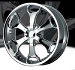 chrome rims, custom rims 809