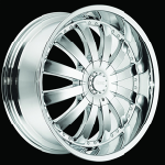 chrome rims, custom rims Vicious