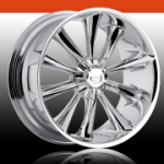 chrome rims, custom rims Impression