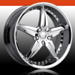 chrome rims, custom rims Speedster II