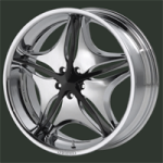 chrome rims, custom rims Anzano 837