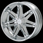 chrome rims, custom rims Desire 434
