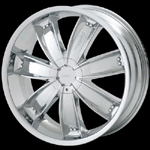 chrome rims, custom rims Mania 433