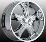 chrome rims, custom rims Malice