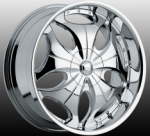 chrome rims, custom rims Novocaine(rwd)