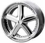 chrome rims, custom rims Km124