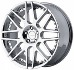 chrome rims, custom rims Km128 Sector 8