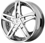 chrome rims, custom rims Km192 Luna