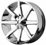 chrome rims, custom rims Km651 Slide