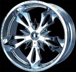 chrome rims, custom rims 665