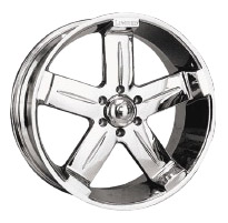 chrome rims, custom rims L208