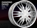 chrome rims, custom rims DIAMOND DAWG