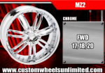 chrome rims, custom rims Mz2