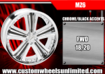 chrome rims, custom rims Mz6
