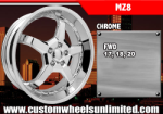 chrome rims, custom rims Mz8