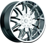 chrome rims, custom rims Ambrosia 331 (CHROME)