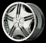 chrome rims, custom rims Intruder 712